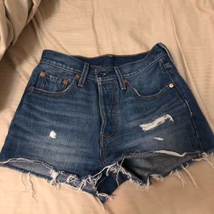 Levi’s jean shorts purchased from Free People